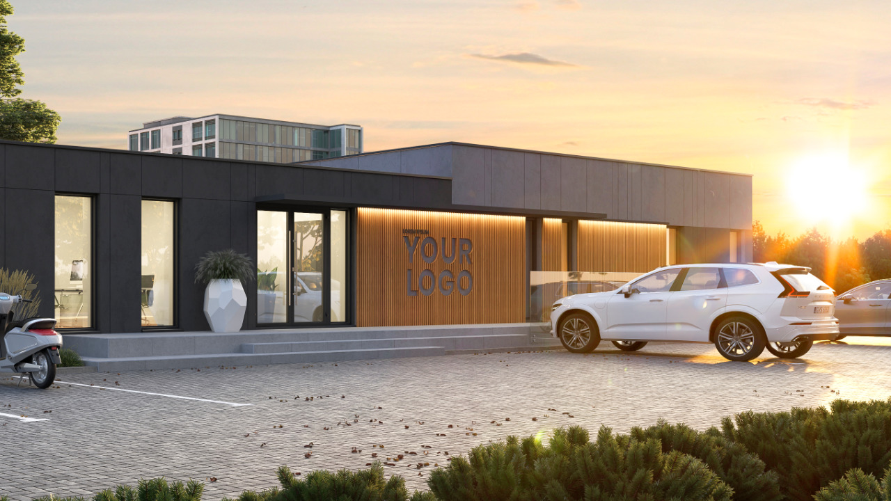 Büropavillon 306 m2, Visualisierung – 5