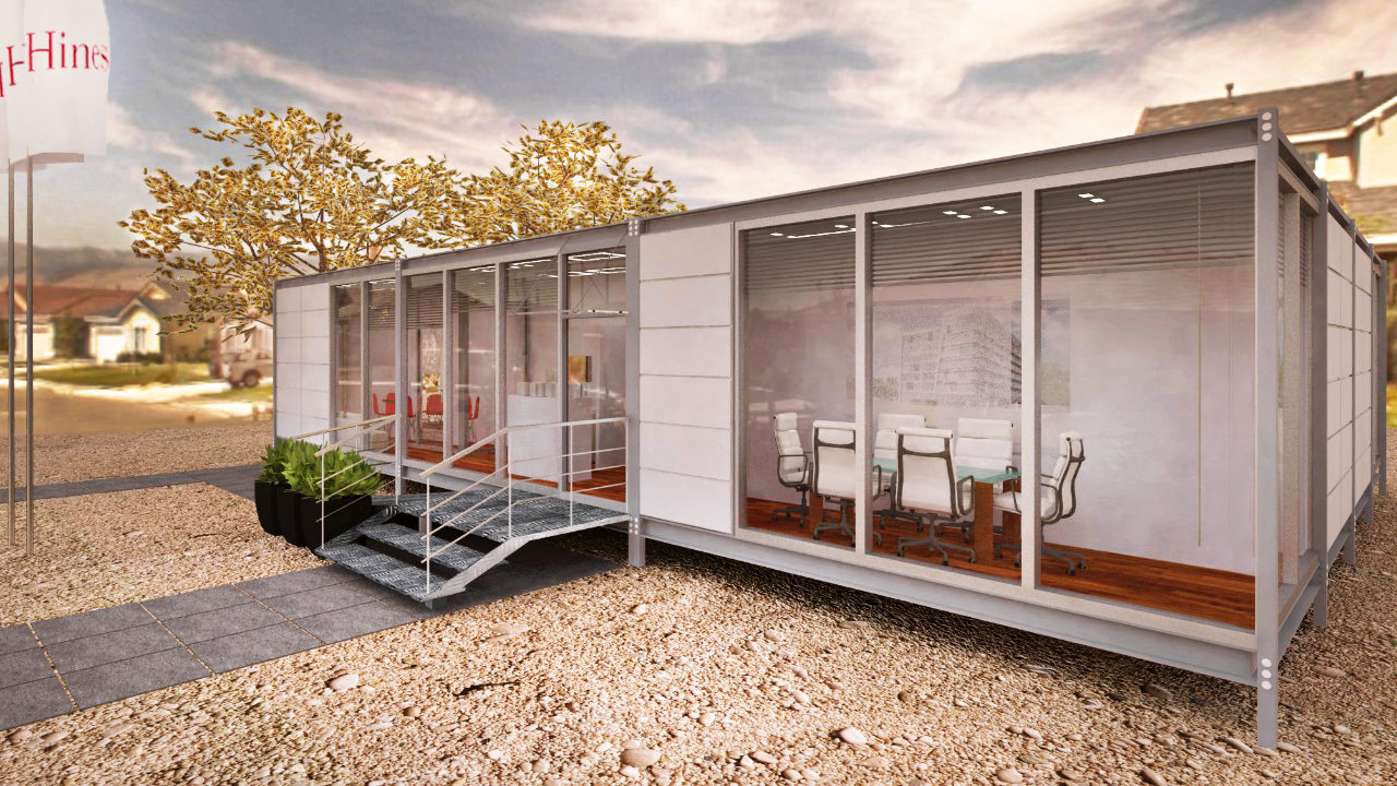 GLASS 150m2 - wizualizacja