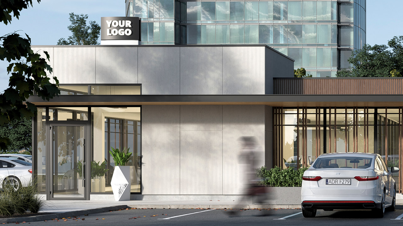 Pawilon Linea 2, 252 m2 - wizualizacja