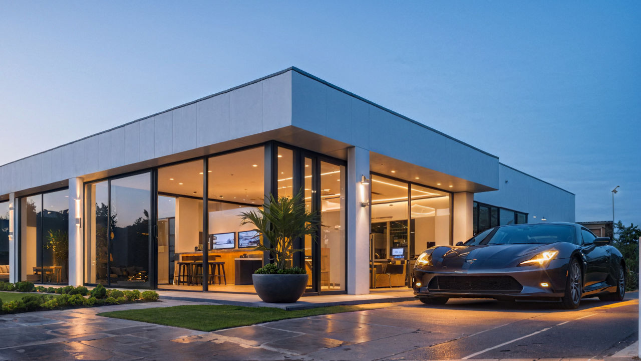 Modernes Bürogebäude ZEZ PRO 108 m2