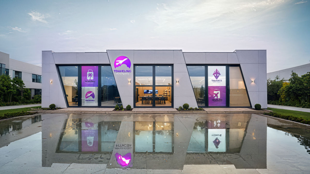 Modulares Reisebüro 72 m2