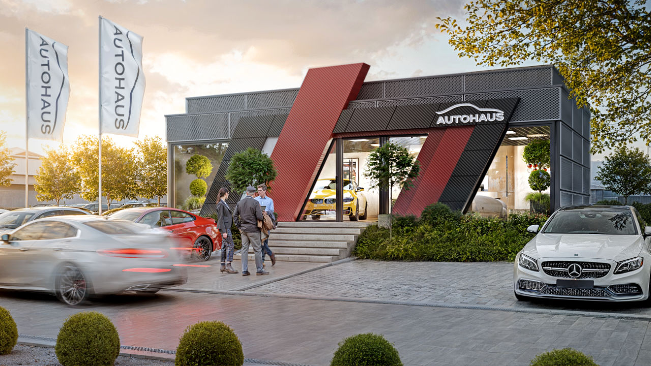 Autohaus-Showroom 72m2