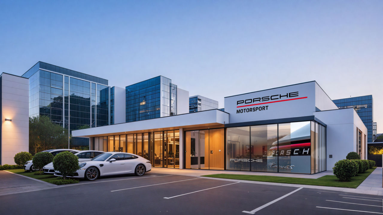 Modularer Autohaus-Showroom 252 m2