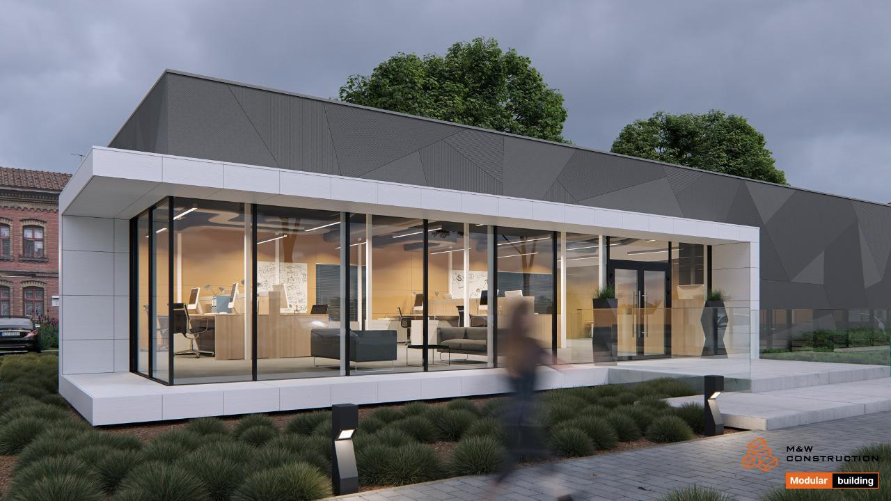 Modular office pavilion