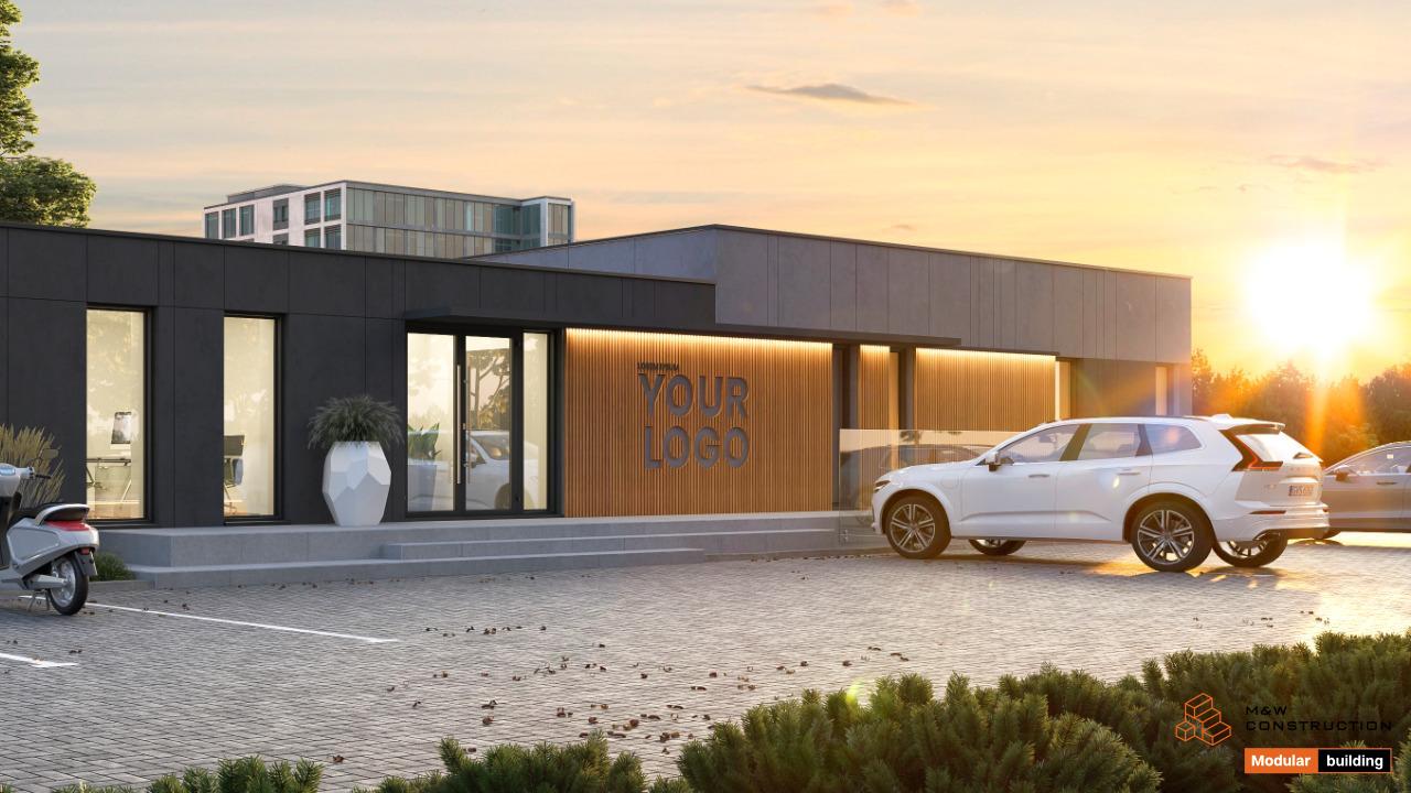 Modular office pavilion