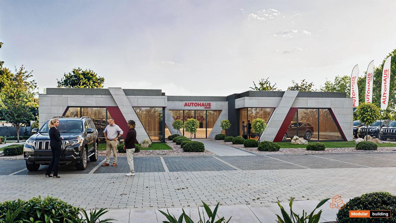 Automotive Pavilion, modular Showroom
