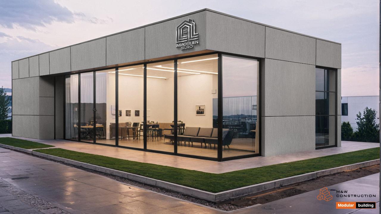 Büro-Pavillons und -Container