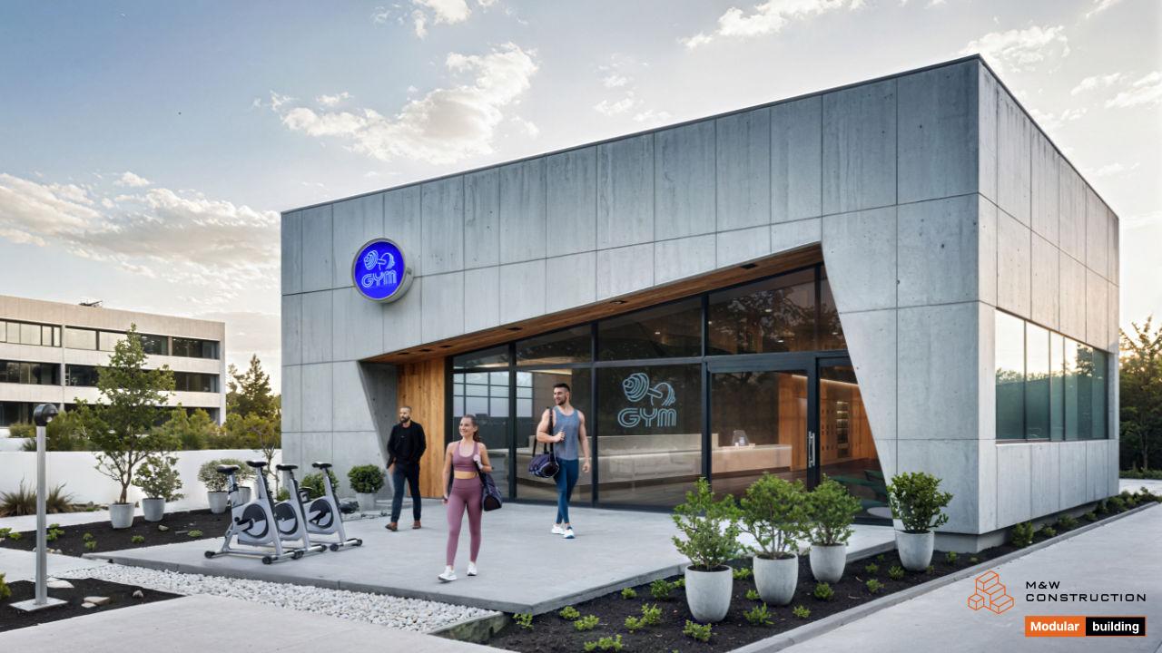 Modułowa siłownia 144 m² — realizacja M&W Construction