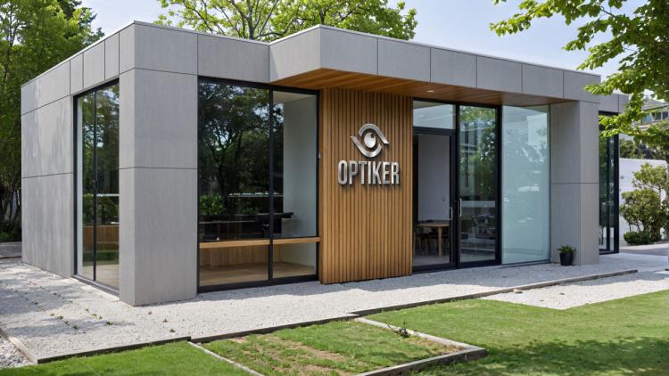 Moderner Gewerbepavillon 72m2
