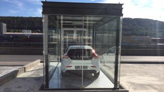 Messestände ,Glaskäfig Volvo 18m2 - Aussicht 2