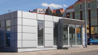 Bürocontainer, Verkaufsbüro für Wohnungen Waterlane Vitania LTD 50m2 - aussicht 6