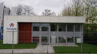 Bürocontainer, Verkaufsbüro für Wohngebäude Mota Engil 54m2 - aussicht 2
