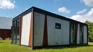 Verkaufscontainer, Yamaha-Autohaus 50m2 - aussicht 2