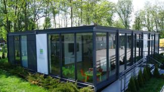 Verkaufscontainer, Verkaufsbüro für Wohngebäude - Apatamenty Novum 150m2 - aussicht 2 