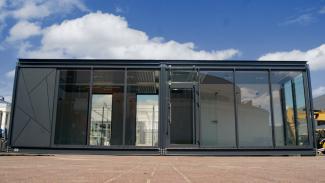 Verkaufscontainer, Ausstellungsraum von Grausch und Grausch Sp z o. o. 50m2 - aussicht - 4