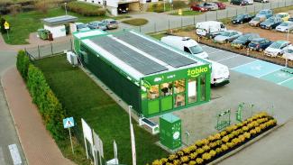 Verkaufscontainer, Żabka grün von Natur aus 72m2 - aussicht 5