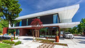 Ausstellungspavillon, Box House, modulares Haus 241 m2 – Ansicht 12