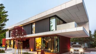 Ausstellungspavillon, Box House, modulares Haus 241 m2 – Ansicht 13