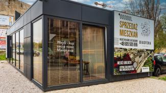 Bürocontainer, Verkaufsbüro für Wohnimmobilien Diasfera 72m2 - aussicht 12