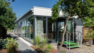 Imbisscontainer, Erweiterung des Restaurants CN CROP 93m2 - aussicht 1