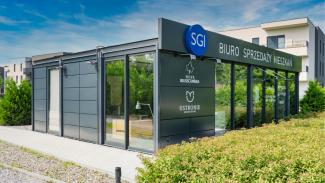 Bürocontainer, Verkaufsbüro für SGI-Wohnungen 75m2 - aussicht 5