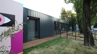 Bürocontainer, Verkaufsbüro für Wohnimmobilien - Fusion 180m2 - aussicht 16