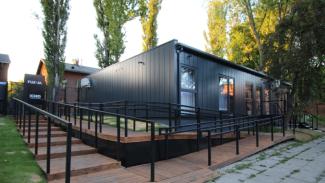 Bürocontainer, Verkaufsbüro für Wohnimmobilien - Fusion 180m2 - aussicht 15