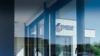 Bürocontainer, Büro der Firma Emeco 198 m2, Equitone-Fassaden – Ansicht 4