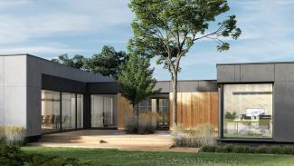 Büropavillon 306 m2, Visualisierung – 3