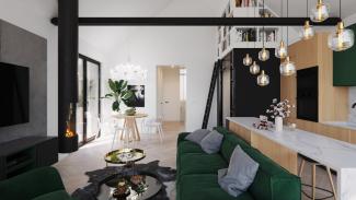 Wohnhaustyp moderne „Scheune“ 126 m2 - Ansicht 3