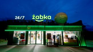 Verkaufscontainer, Żabka 9000, Raststätte Autobahn A2, 144 m2, 09