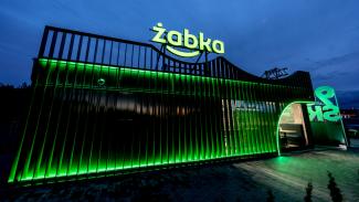 Verkaufscontainer, Żabka 9000, Raststätte Autobahn A2, 144 m2, 08