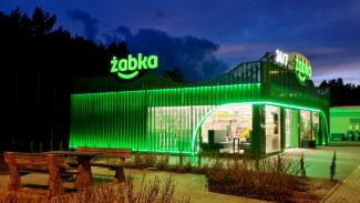 Verkaufscontainer, Żabka 9000, Raststätte Autobahn A2, 144 m2, 07