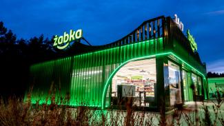 Verkaufscontainer, Żabka 9000, Raststätte Autobahn A2, 144 m2, 06