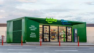 Verkaufscontainer, Żabka Nano, unbemannter Laden, 48 m2, 02