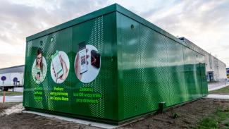 Verkaufscontainer, Żabka Nano, unbemannter Laden, 48 m2, 04