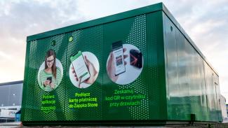 Verkaufscontainer, Żabka Nano, unbemannter Laden, 48 m2, 05