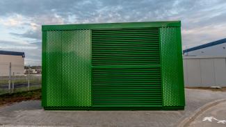 Verkaufscontainer, Żabka Nano, unbemannter Laden, 48 m2, 08