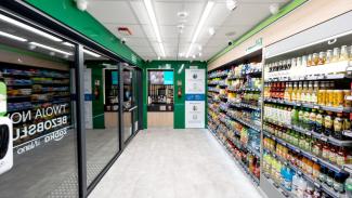 Verkaufscontainer, Żabka Nano, unbemannter Laden, 48 m2, 017