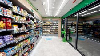 Verkaufscontainer, Żabka Nano, unbemannter Laden, 48 m2, 018