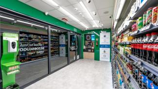Verkaufscontainer, Żabka Nano, unbemannter Laden, 48 m2, 019