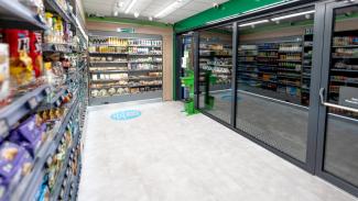 Verkaufscontainer, Żabka Nano, unbemannter Laden, 48 m2, 020