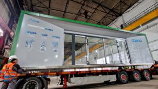 Verkaufscontainer, Żabka Nano, unbemannter Laden, 48 m2, 02