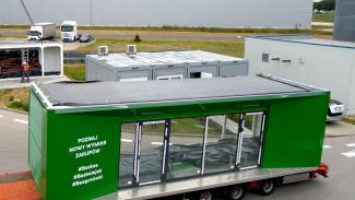 Verkaufscontainer, Żabka Nano, unbemannter Laden, 48 m2, 06