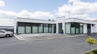 Bürocontainer, Emeco-Büro 198 m², Emeco-Logo - Ansicht 18
