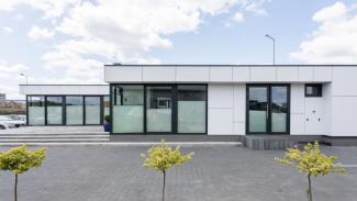 Büropavillon, Emeco-Büro 198 m², Emeco-Logo - Ansicht 22
