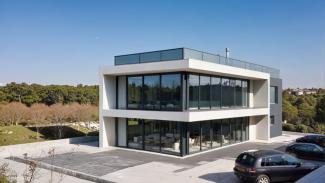 Modulares Bürogebäude – modernes, zweigeschossiges Büropavillon - bild 2